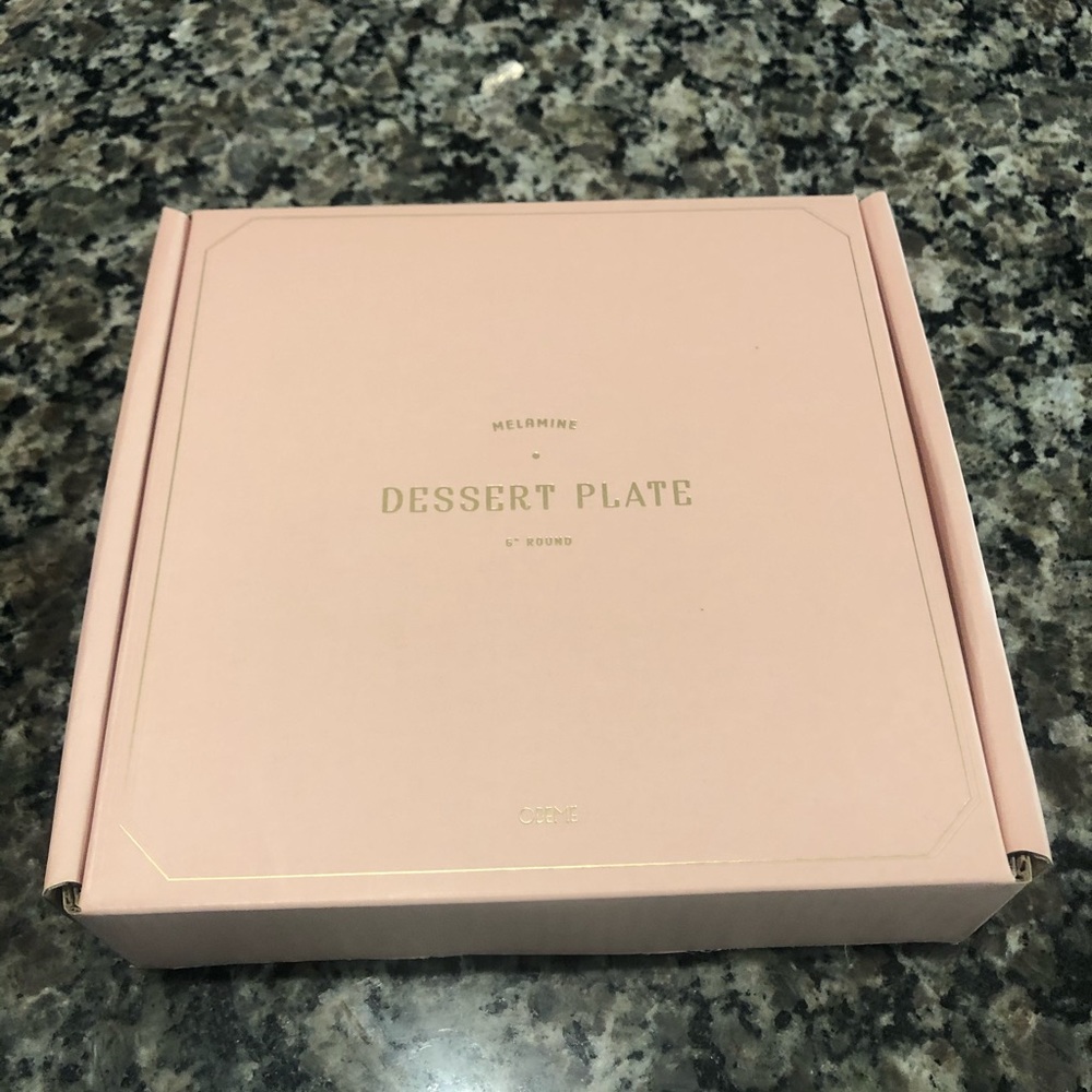 NIB Odeme Melamine Dessert Plates 6" Round - Picture 3 of 4